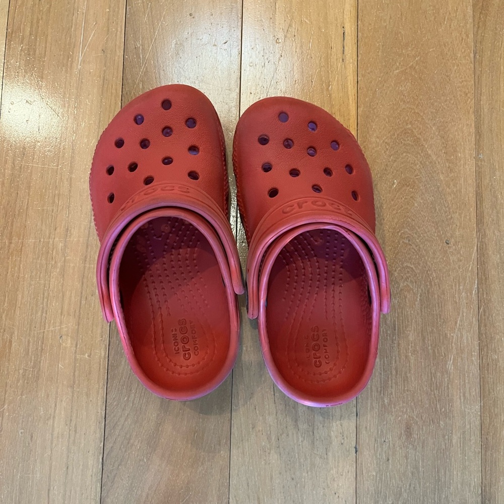 CROCS Red Sandals Classic Design